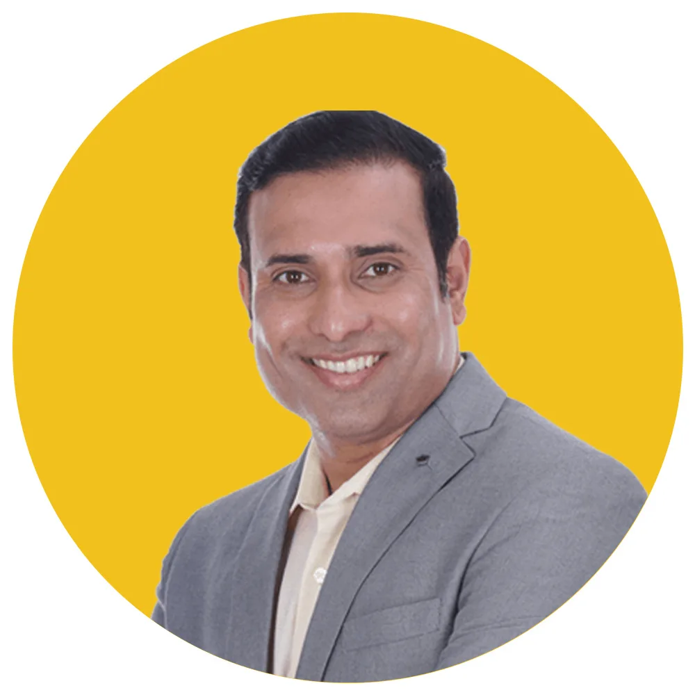 Portrait of VVS Laxman