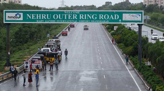 Hyderabad’s ORR blooming with colours