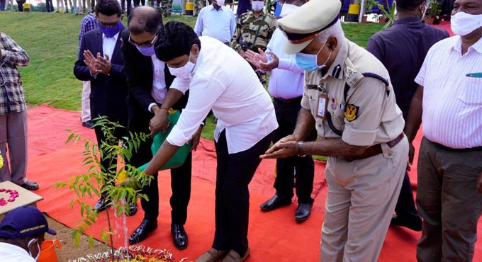 Hyderabad Airport and CISF Organize Telanganaku Haritha Haaram