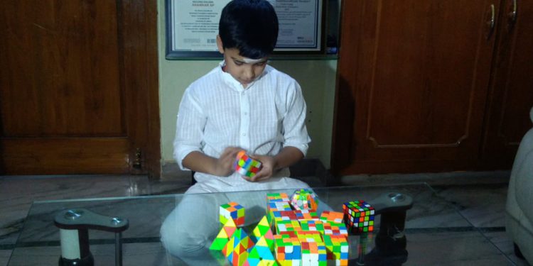 Nine-Year-Old From Hyderabad Achieves World Records For Solving Pyraminx