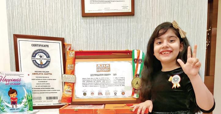 Abhijita Gupta - Youngest author to have written poetry and prose