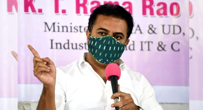KTR pitches for ITIR in Hyderabad