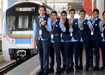 Hyderabad Metro Rail thrives on women power