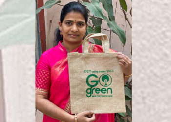 Businesswoman from Hyderabad promotes use of eco-friendly jute bags