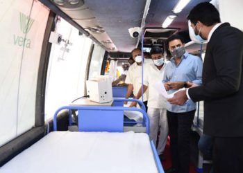 KTR launches mobile ICU buses in Telangana