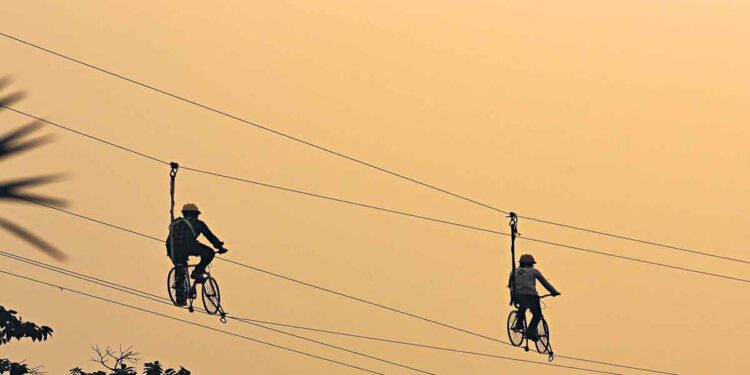 Hyderabad’s first-ever sky cycling on Necklace Road