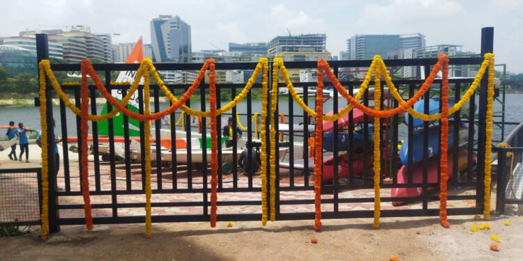 Durgam Cheruvu gets new addition of yachting facility