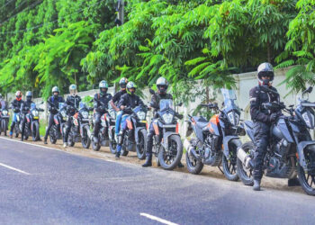 KTM adventure trail held in Hyderabad