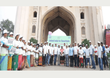 United India for Swachhata’ campaign conducted at Charminar