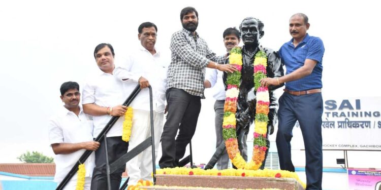 Minister Srinivas Goud inaugurates hockey tournament in Hyderabad