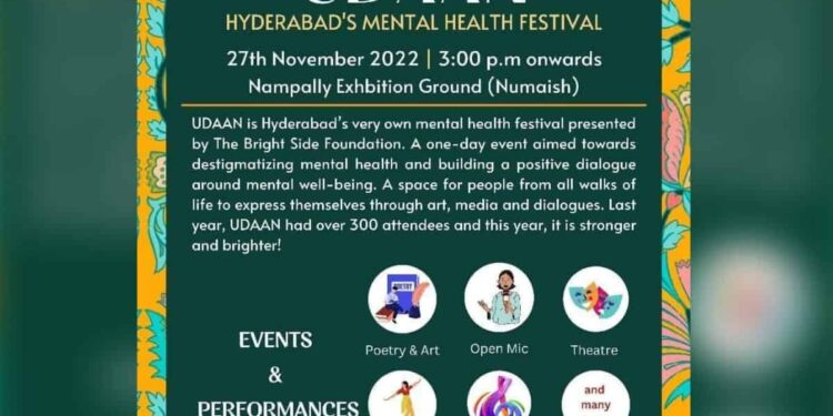 Hyderabad: Mental health festival UDAAN to be held on Nov 27