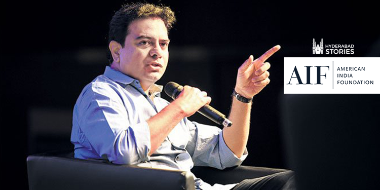 KTR says Hyderabad is a better choice with American India Foundation