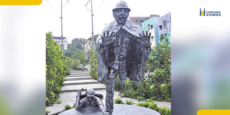 Vibrant street art is scattered throughout Hyderabad’s environment.