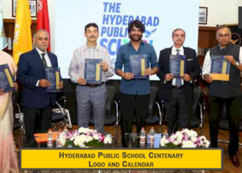 The logo and calendar to commemorate the centenary of HPS-Begumpet have been unveiled.