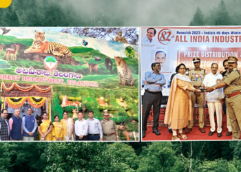 Telangana forest dept wins first prize for stall at Numaish