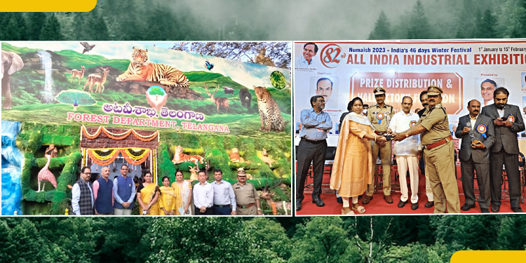 Telangana forest dept wins first prize for stall at Numaish
