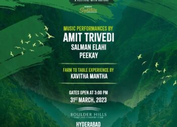 On Friday, Hyderabad will host a live concert featuring the music composer and singer Amit Trivedi as the performer.