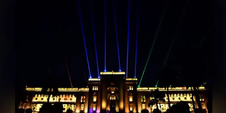 Hyderabad: Dynamic lighting of OU Arts College launched