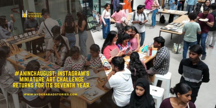 #AnInchAugust: Instagram’s miniature art challenge returns for its seventh year.