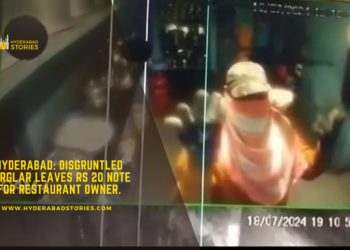 Hyderabad: Disgruntled burglar leaves Rs 20 note for restaurant owner.