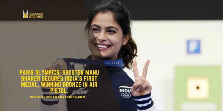 Paris Olympics: Shooter Manu Bhaker secures India’s first medal, winning bronze in air pistol.