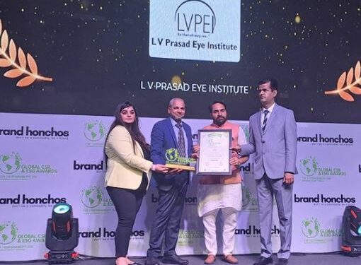 Hyderabad’s LV Prasad Eye Institute (LVPEI) has achieved recognition as one of the ‘Top 10 Best NGOs’ at the 2024 Global CSR & ESG Awards.