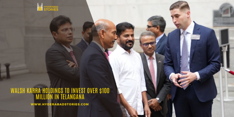 Walsh Karra Holdings to Invest Over $100 Million in Telangana