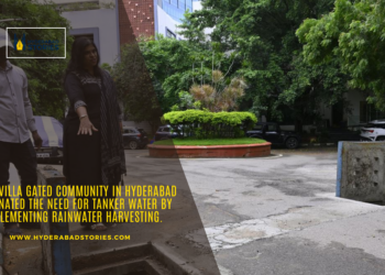 A 100-villa gated community in Hyderabad eliminated the need for tanker water by implementing rainwater harvesting