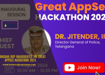 Telangana DGP inaugurates the Great AppSec Hackathon 2024.