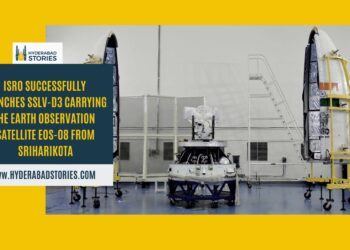 ISRO successfully launches SSLV-D3 carrying the Earth Observation Satellite EOS-08 from Sriharikota