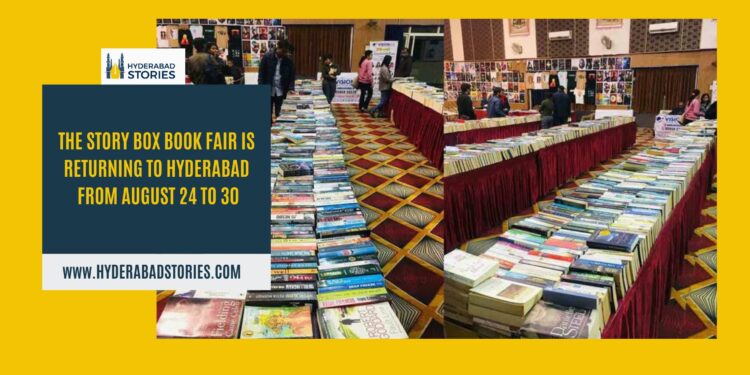 The Story Box Book Fair is returning to Hyderabad from August 24 to 30.