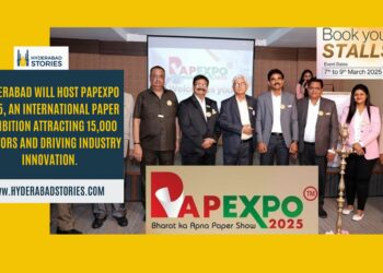 Hyderabad will host PAPEXPO 2025, an international paper exhibition expected to attract 15,000 visitors, fostering growth and innovation in the paper industry.