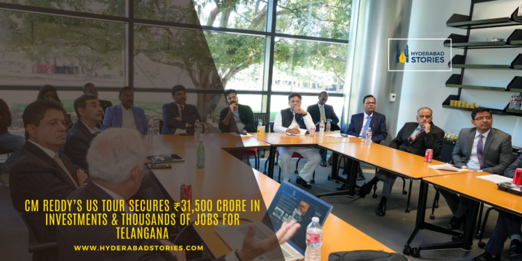 CM Reddy’s US Tour Secures ₹31,500 Crore in Investments & Thousands of Jobs for Telangana