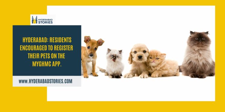 Hyderabad: Residents encouraged to register their pets on the MyGHMC app.