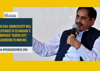 Metro Rail connectivity will be extended to Telangana’s proposed ‘fourth city,’ according to HMR MD.