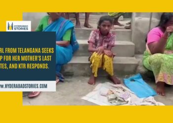 A girl from Telangana seeks help for her mother’s last rites, and KTR responds.