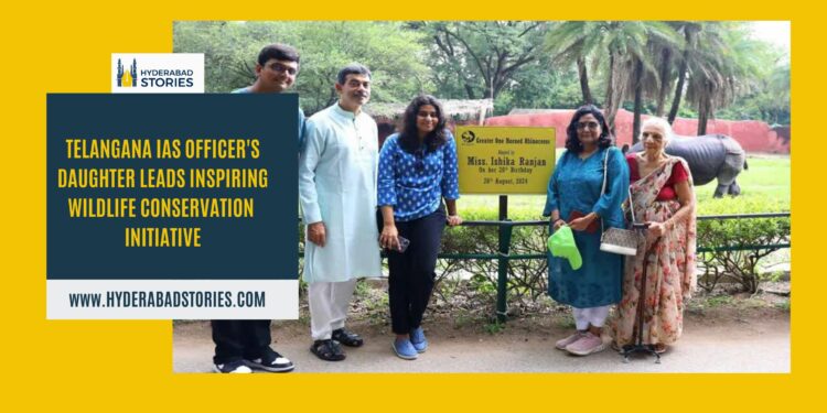 Telangana IAS Officer’s Daughter Leads Inspiring Wildlife Conservation Initiative
