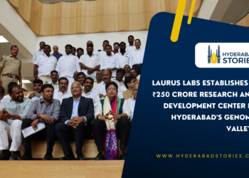 Laurus Labs establishes a ₹250 crore research and development center in Hyderabad’s Genome Valley.