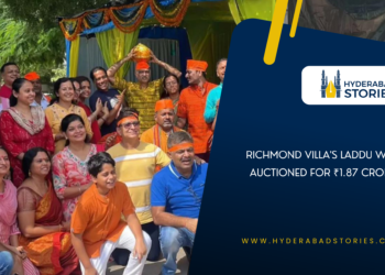 Richmond Villa’s laddu was auctioned for ₹1.87 crore.