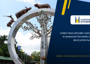 Forest Team Explores Vantara in Jamnagar for Nehru Zoo Relocation Plans.