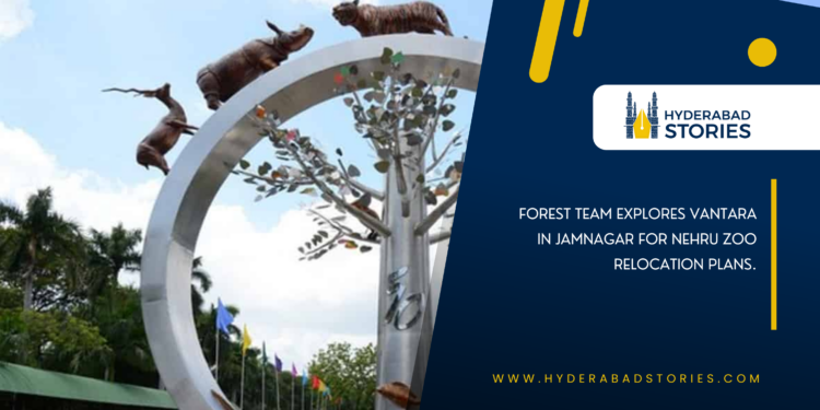 Forest Team Explores Vantara in Jamnagar for Nehru Zoo Relocation Plans.