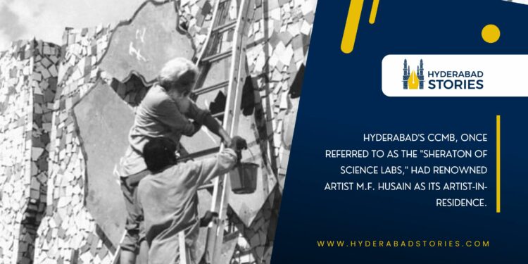 Hyderabad’s CCMB, once referred to as the “Sheraton of science labs,” had renowned artist M.F. Husain as its artist-in-residence.