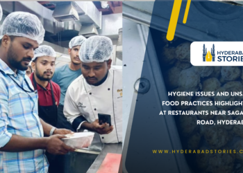 Hygiene Issues and Unsafe Food Practices Highlighted at Restaurants Near Sagar X Road, Hyderabad