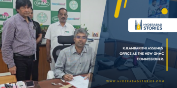 Ilambarithi assumes office as the new GHMC Commissioner.