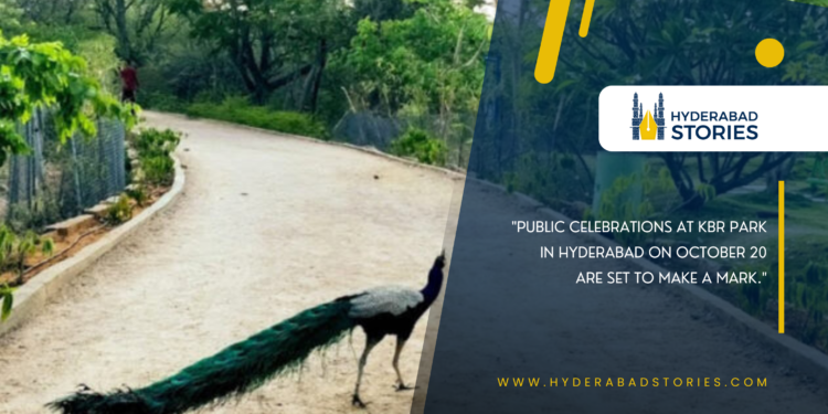 Public celebrations at KBR Park in Hyderabad on October 20 are set to make a mark.