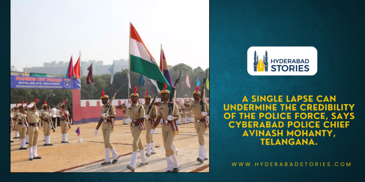 A single lapse can undermine the credibility of the police force, says Cyberabad Police Chief Avinash Mohanty, Telangana.