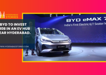 BYD plans to invest $10 billion in an EV manufacturing hub near Hyderabad, Telangana.