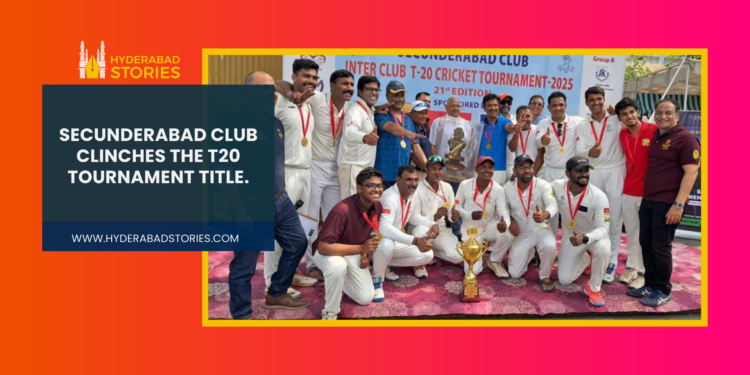 Secunderabad Club clinches the T20 tournament title.
