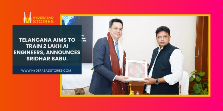 Telangana aims to train 2 lakh AI engineers, announces Sridhar Babu.
