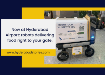 Passengers at Hyderabad Airport can now enjoy robot-delivered meals at their gates.